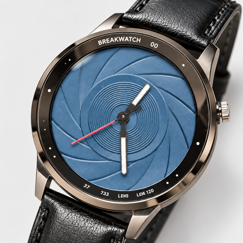 Azure Orbit Blue Dial Men's Watch