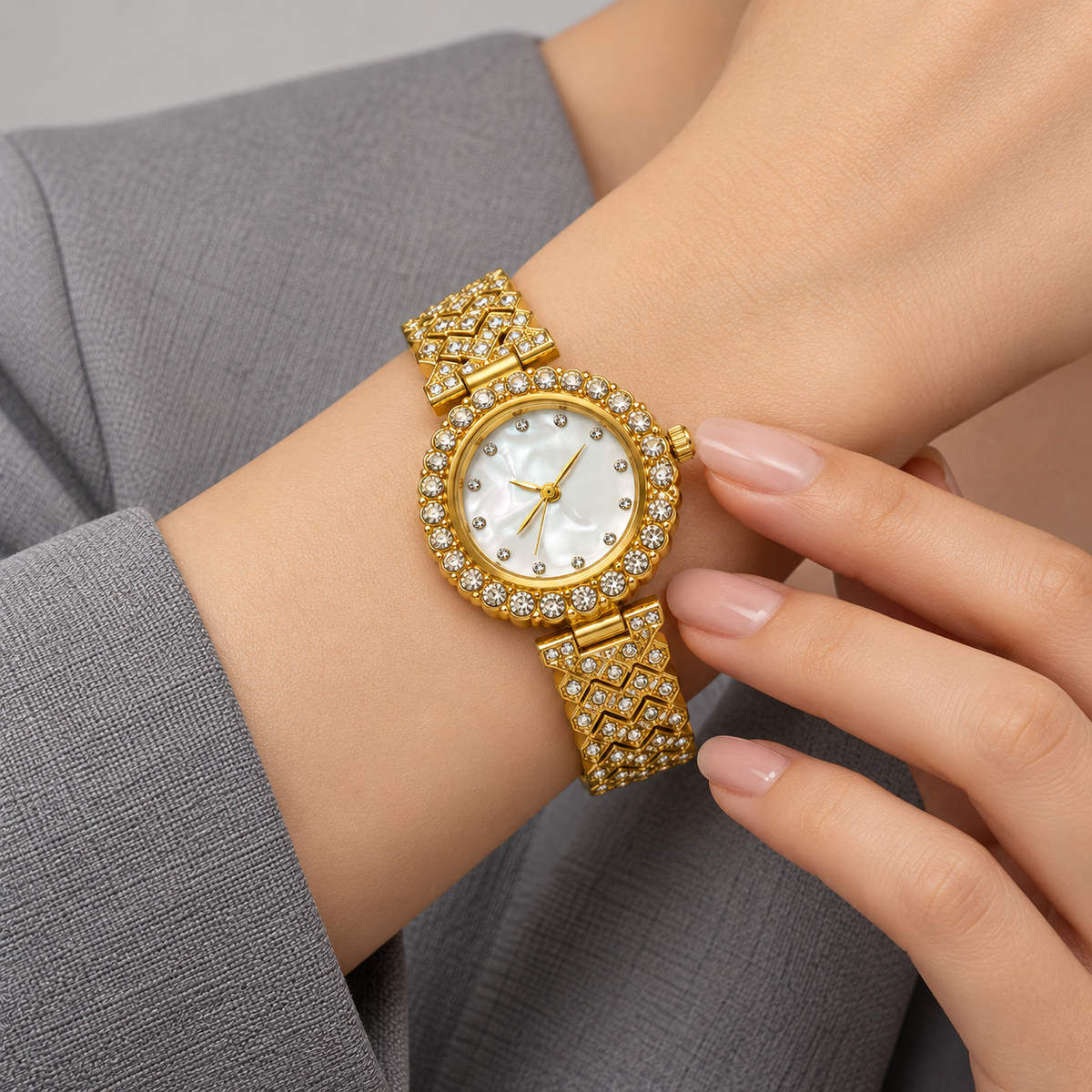 Golden Heart Watch & Jewellery Set - gallery view 9