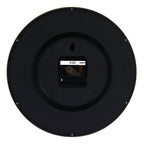 MOHJA 3 – Monochrome Classic Black & White Wall Clock | 12 Inch – rear view