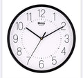 MOHJA 3 – Monochrome Classic Black & White Wall Clock | 12 Inch – detail or rear view