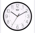 MOHJA 3 – Monochrome Classic Black & White Wall Clock | 12 Inch – detail or rear view