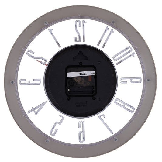 MOHJA 4 – Copper Aura Open-Frame Wall Clock | 12 Inch – detail or rear view