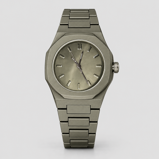 Slate Monochrome Integrated Men's Watch - front view