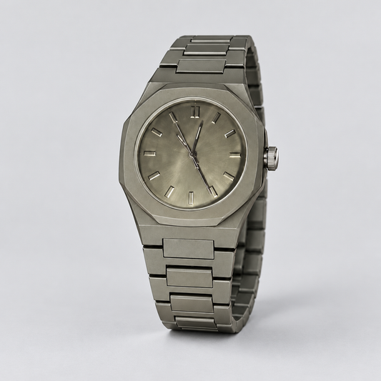 Slate Monochrome Integrated Men's Watch - three-quarter