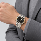 Urban Tonneau Black Dial Men's Watch — tailored wrist